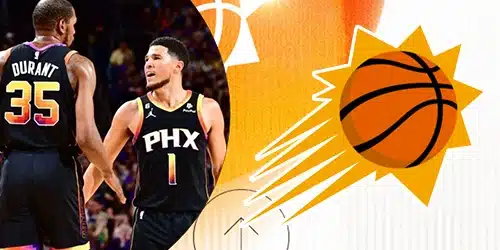 Arizona.bet featuring NBA team Phoenix Suns season 2024-25 desktop banner